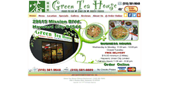 Desktop Screenshot of greenteahouserestaurant.com